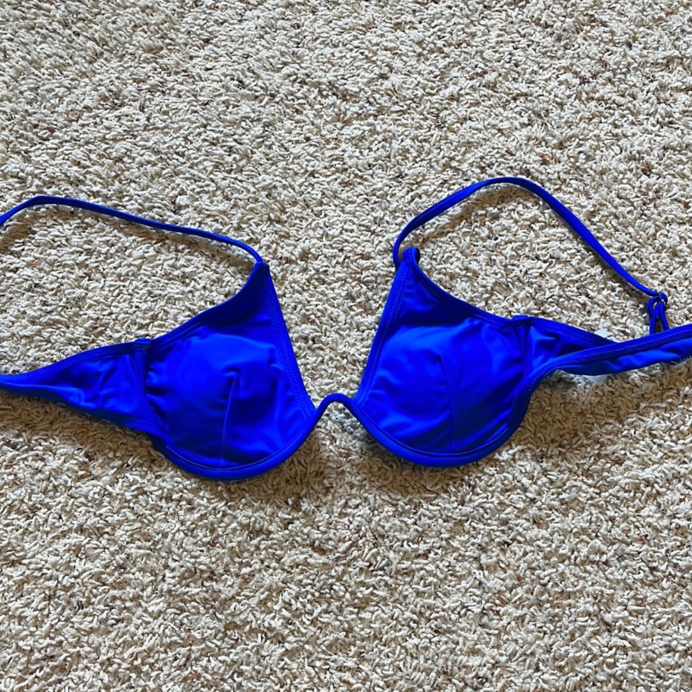 Dark Blue Bikini Top
